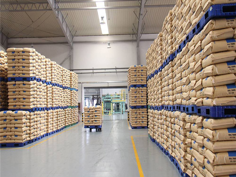 双面吹塑塑料托盘应用于建材行业仓储堆垛