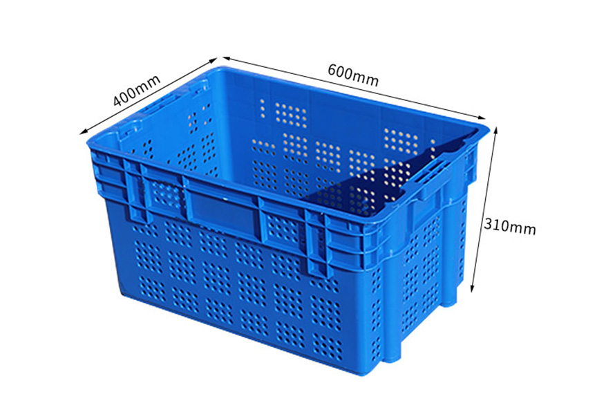 600塑料错位周转筐